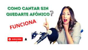 Como cantar sin quedarte afónico