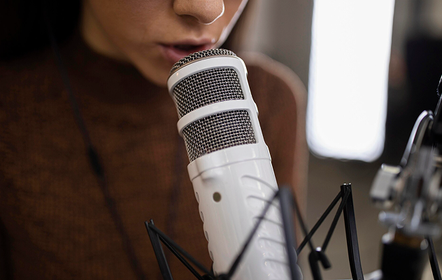girl singing